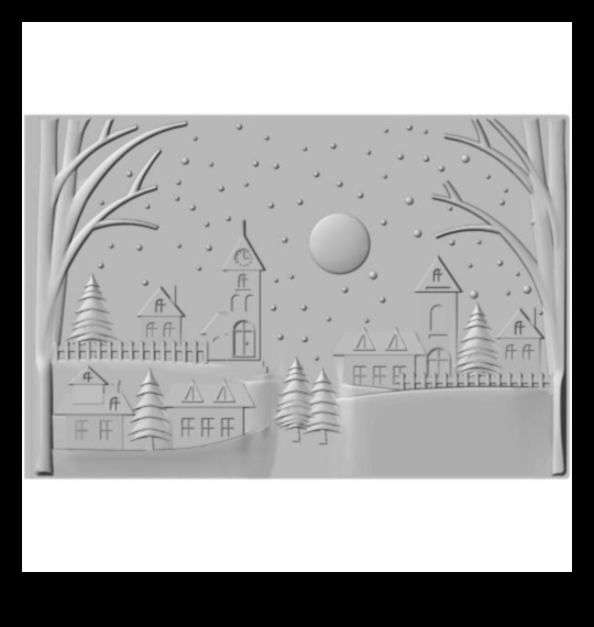 Reljefi nospiedumi: dimensijas pievienošana dīvainiem zīmējumiem