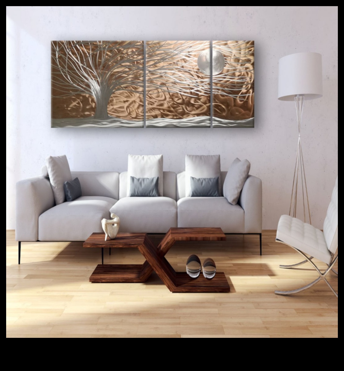 Vai varat ieteikt stilīgus veidus, kā izmantot vara akcentus modernā dekorā?