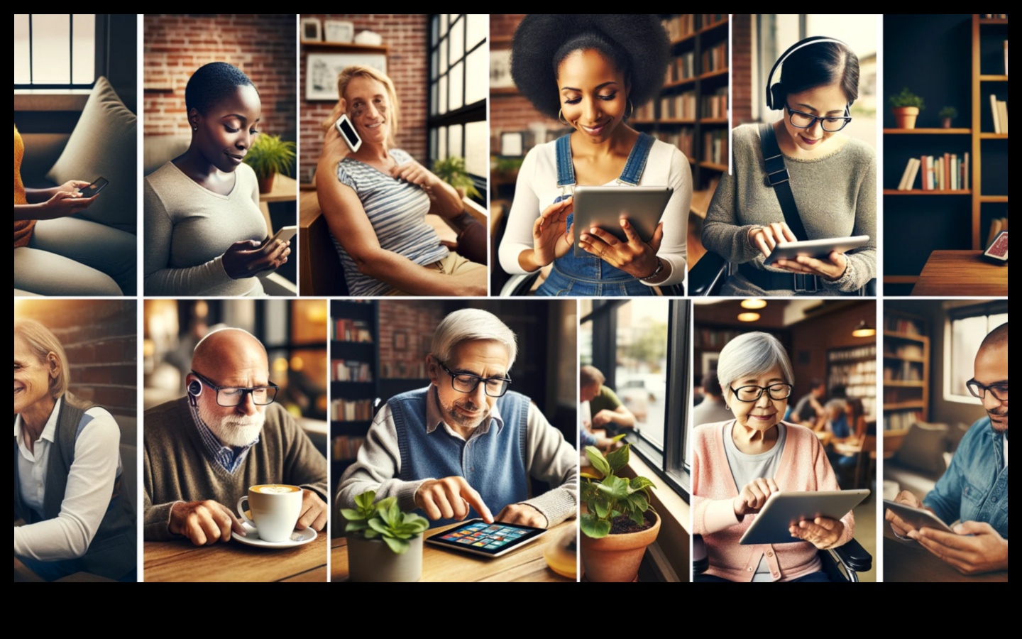 Sociālā kolāža: apvienojiet digitālo attiecību skaistumu